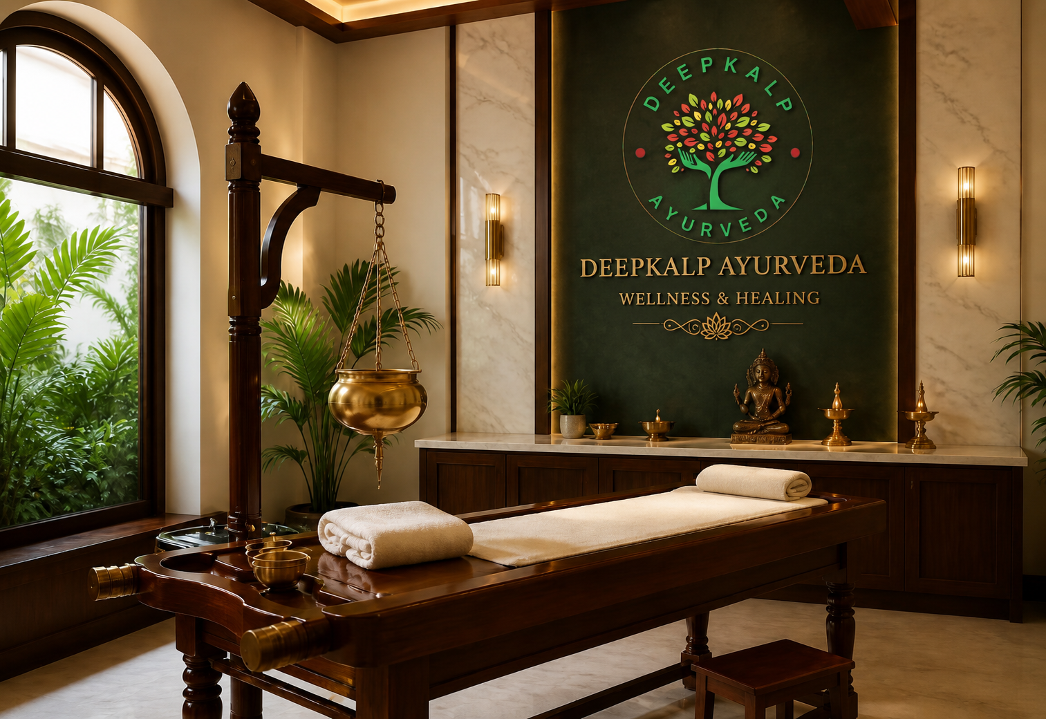 Panchkarma therapy room at DeepKalp Ayurveda in Greater Noida West