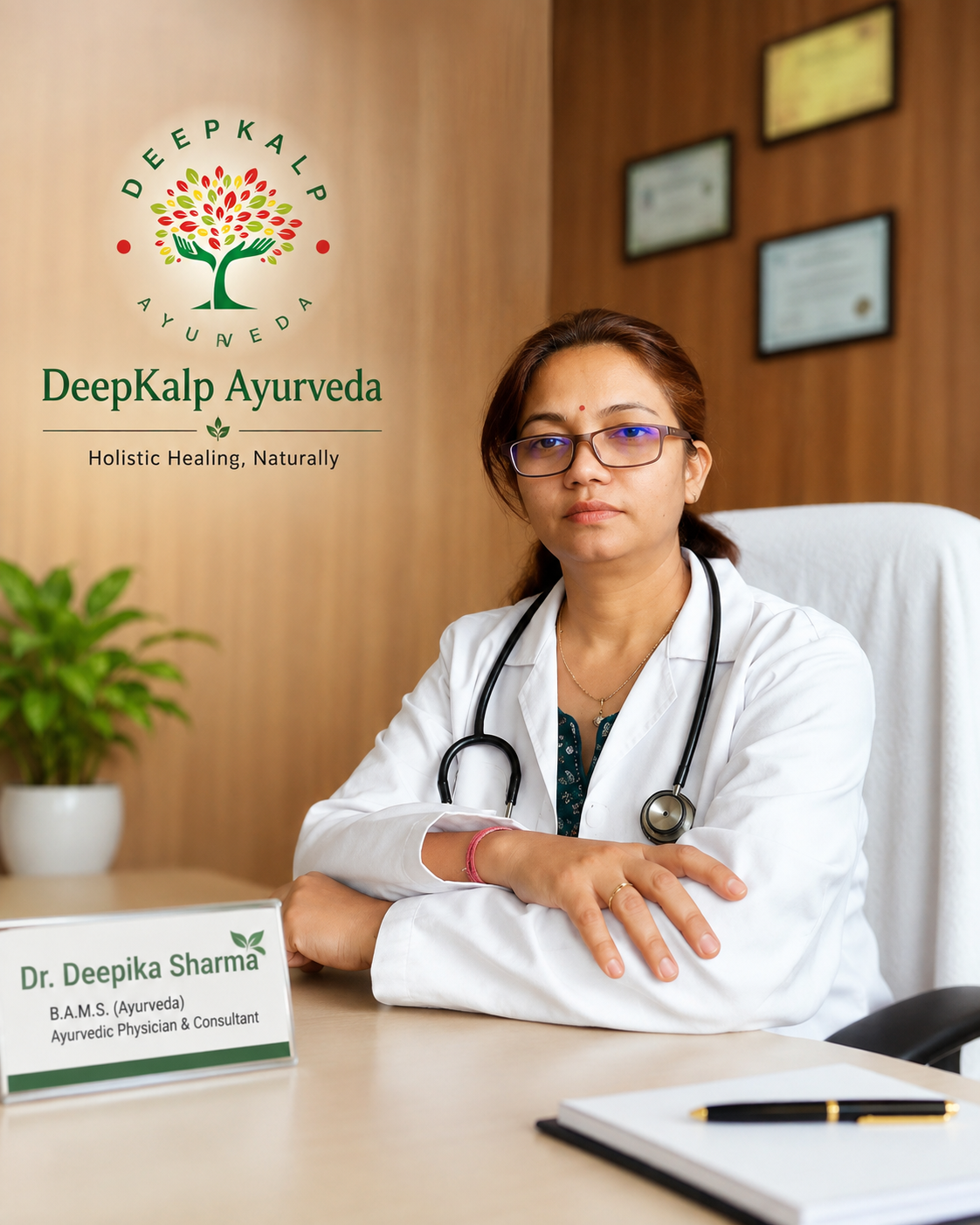Dr. Deepika Sharma, Chief Ayurveda Physician at DeepKalp Ayurveda, Greater Noida West